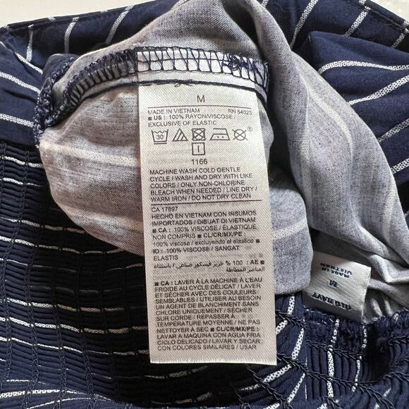 Old Navy Sleeveless Square Neck Cami Jumpsuit Size M NEW Pinstripe Nautical - Picture 8 of 9